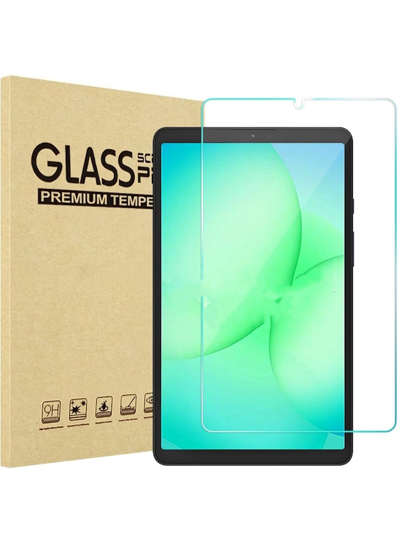 واقي شاشة لجهاز Galaxy Tab A9 مقاس 8.7 بوصة (SM-X110/SM-X115)، واقي شاشة من الزجاج المقوى 9H لجهاز Galaxy Tab A9 مقاس 8 بوصة، طبقة حماية زجاجية شفافة - Image 1